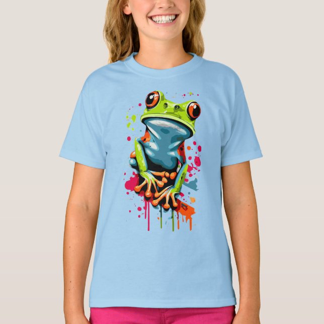 Tropical frog - frog prince T-Shirt (Front)