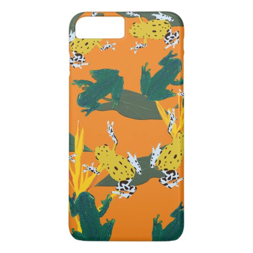 Tropical Frogs iPhone 8 Plus7 Plus Case