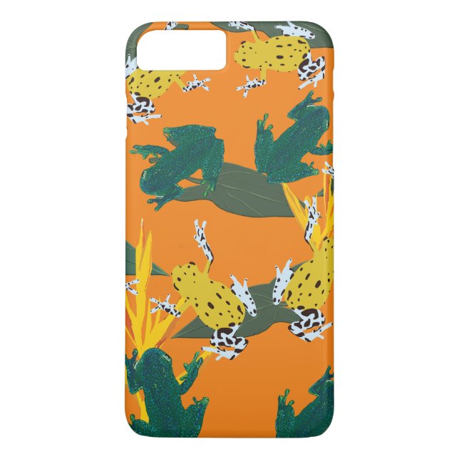 Tropical Frogs Case-Mate iPhone Case (Back)