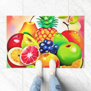 Tropical Fruit Assortment Doormat