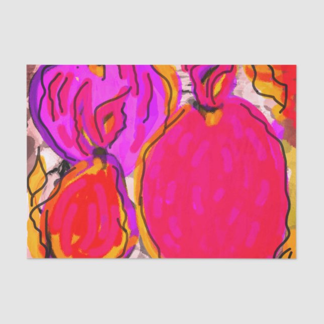 Tropical Fruit Design Tissue Paper (Front)