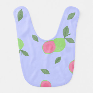 Tropical Fruit Garden Pattern Baby Bib