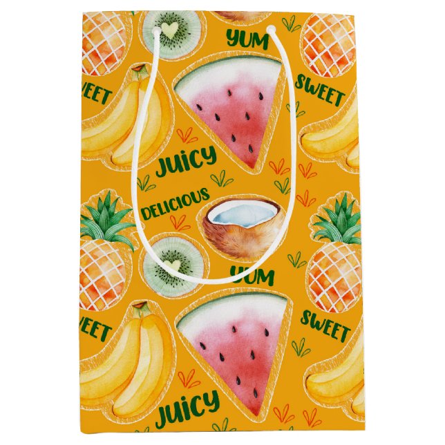 Tropical Fruit Gift Bag (Front)