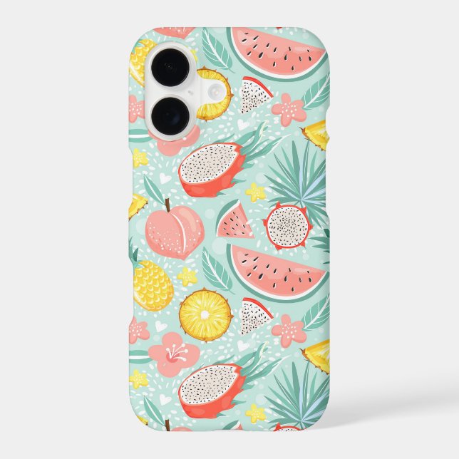 Tropical Fruit Iphone Case (Back)