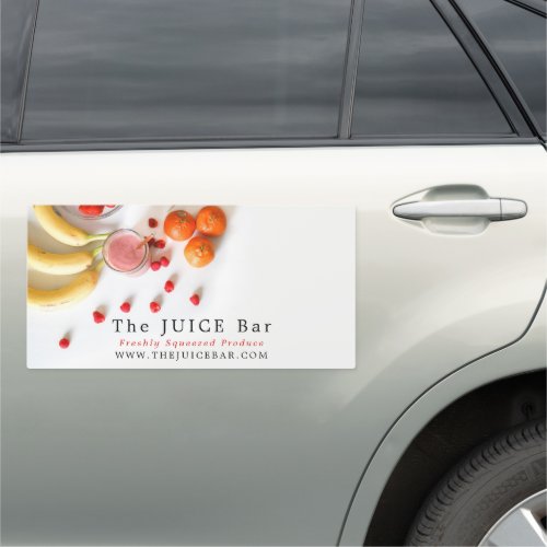Tropical Fruit Juice Bar Car Magnet