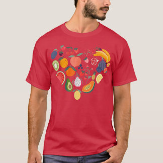 Tropical Fruit Lover Vegan Vegetarian Healthy 141 T-Shirt