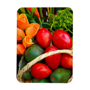 Tropical fruit magnet