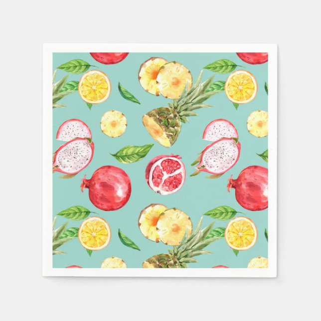 Tropical Fruit Napkins (Front)