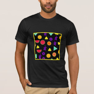 Tropical Fruit Neon Paradise Pattern T-Shirt