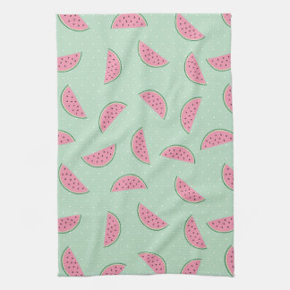 Tropical Fruit Paint Splatter Pattern Towel