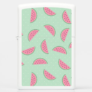 Tropical Fruit Paint Splatter Pattern Zippo Lighter