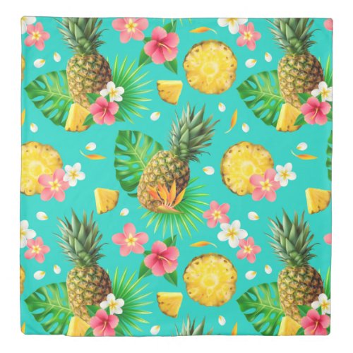Tropical Fruit Pattern Duvet Cover