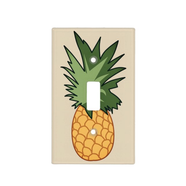 Tropical Fruit Pineapple Light Switch Cover (Front)