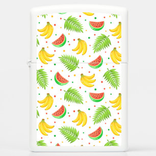 Tropical Fruit Polka Dot Pattern Zippo Lighter