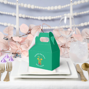 Tropical Fruit Smoothie Shop Juice Bar Favor Boxes