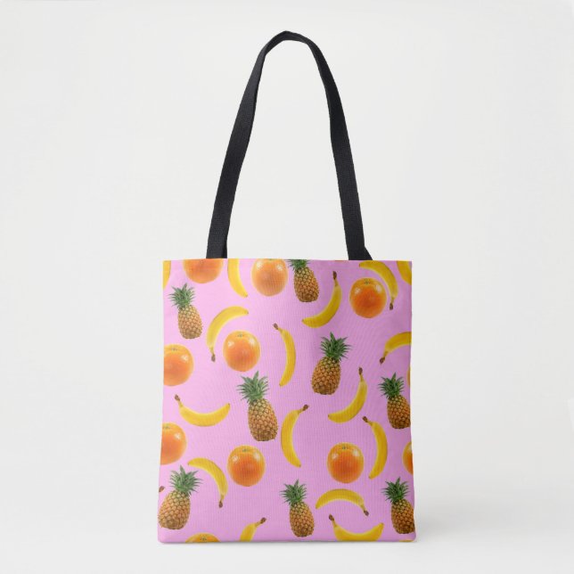 Tropical Fruit Tote Bag (Front)
