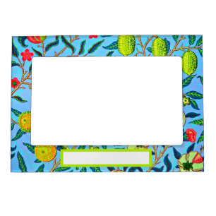Tropical Fruit Tree William Morris Vintage Art Magnetic Frame