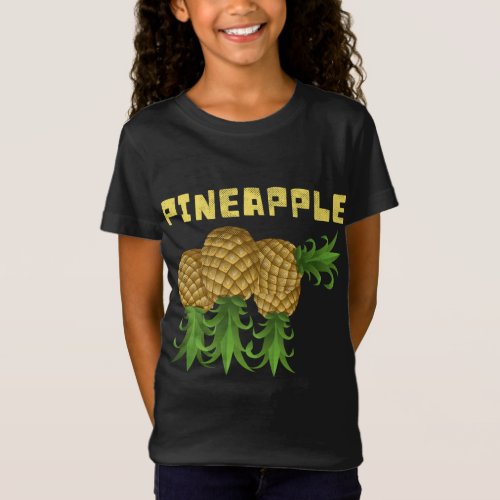 Tropical Fruit Upside Down Pineapple Swinger Beach T_Shirt