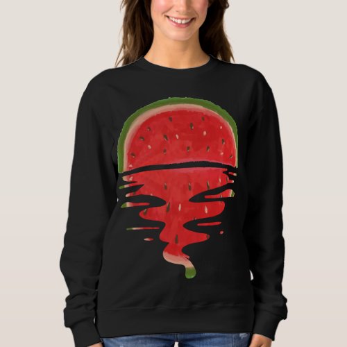 Tropical Fruit Watermelon Lover Vaporwave Watermel Sweatshirt