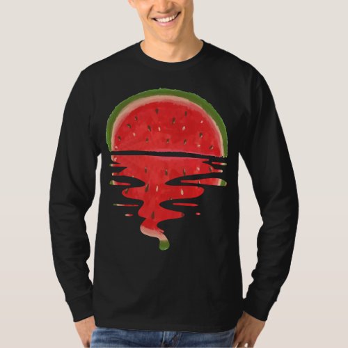 Tropical Fruit Watermelon Lover Vaporwave Watermel T_Shirt