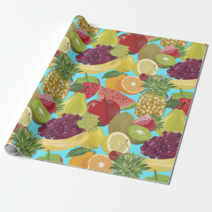 Tropical Fruit Wrapping Paper