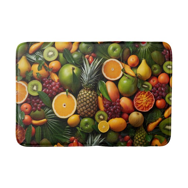 Tropical Fruits Bath Mat (Front)