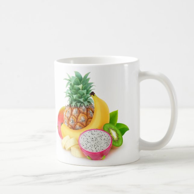 Tropical fruits coffee mug (Right)