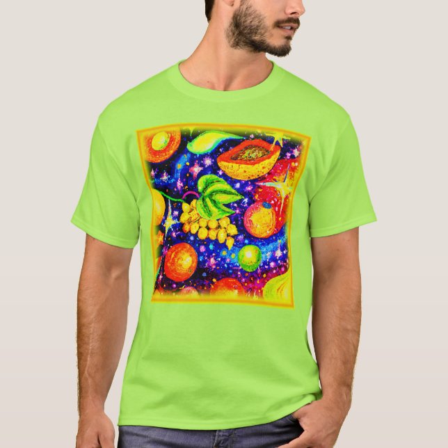Tropical Fruits in the Sky. Buy Now T-Shirt (Front)