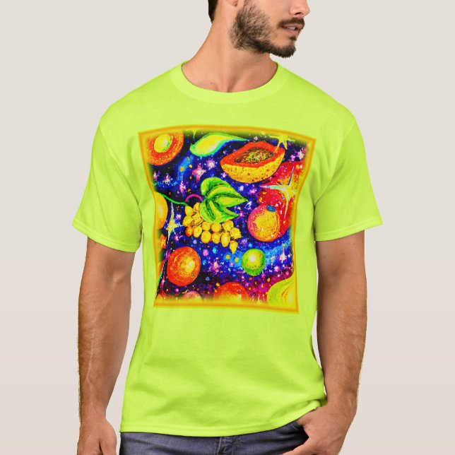 Tropical Fruits in the Sky. Buy Now T-Shirt (Front)