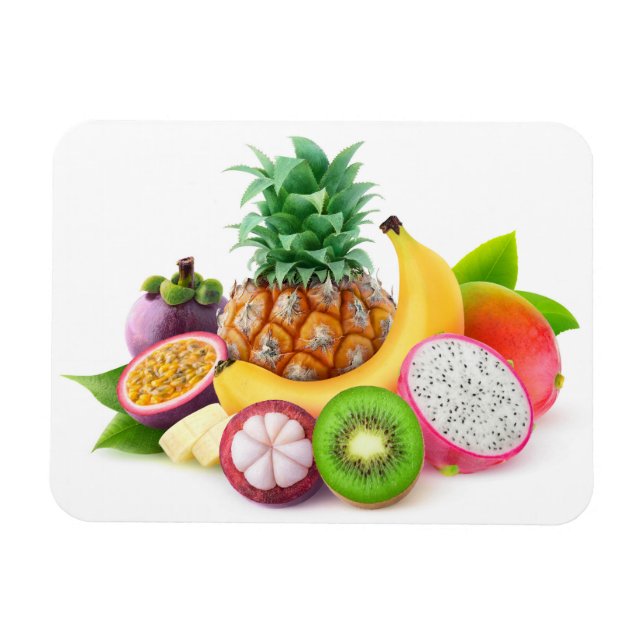 Tropical fruits magnet (Horizontal)