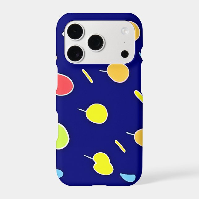 Tropical Fruits Neon Colors Pattern Iphone Case (Back)