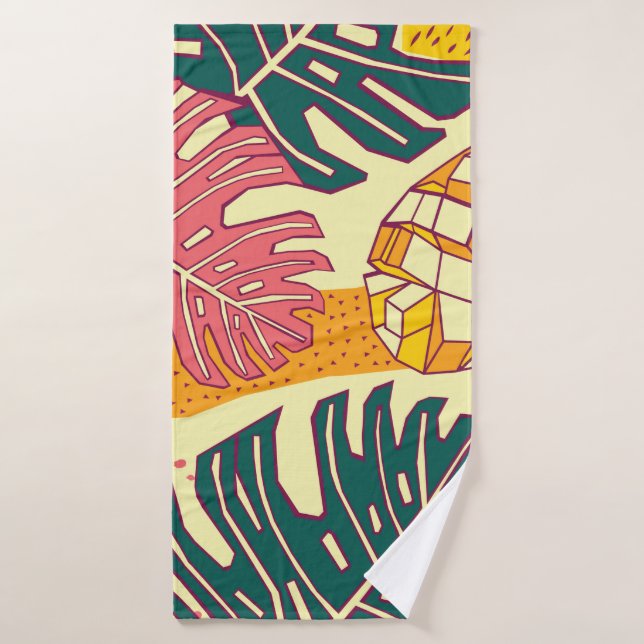 Tropical fruits,pattern design bath towel (Bath Towel)