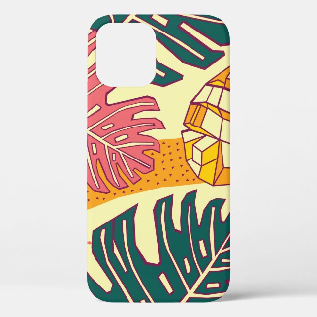 Tropical fruits,pattern design Case-Mate iPhone case (Back)