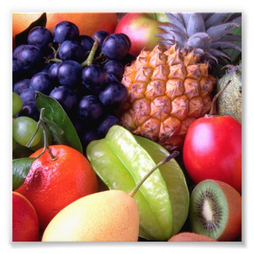 Tropical Fruits Photo Print