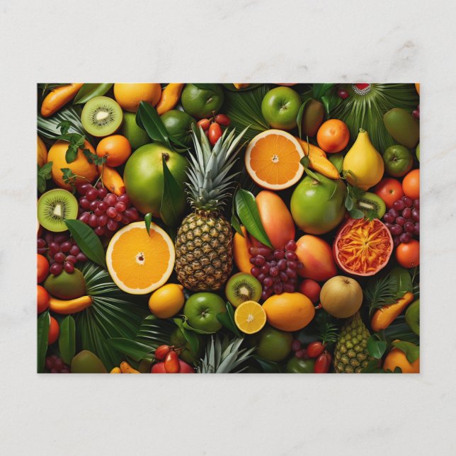 Tropical Fruits Postcard (Front)