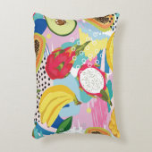 Tropical Fruits, Seamless Vintage Pattern. Accent Pillow (Front(Vertical))