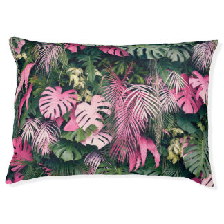 Tropical Full Background Trees Pet Bed