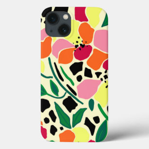 Tropical Garden Dots iPhone 13 Case