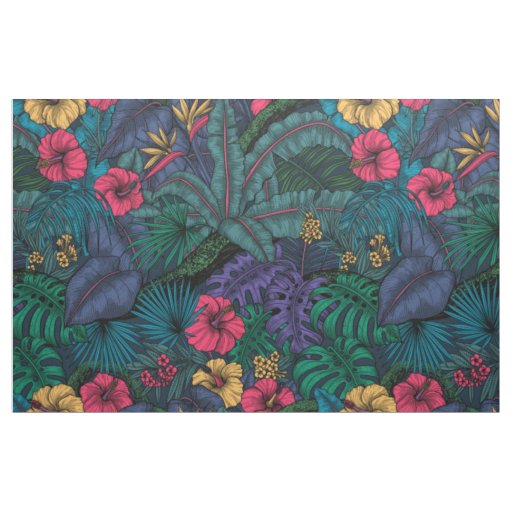 Tropical garden fabric