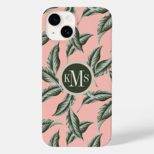 Tropical Garden Leaves Pattern Case-Mate iPhone 14 Case