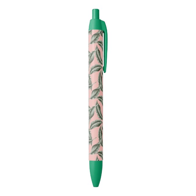 Tropical Garden Leaves Pattern Pen (Bottom (Vertical))