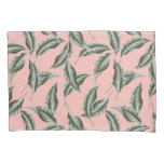 Tropical Garden Leaves Pattern Pillow Case