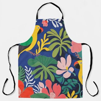 Tropical Garden Modern Expressionism Artwork