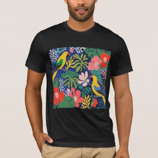 Tropical Garden Modern Expressionism Artwork