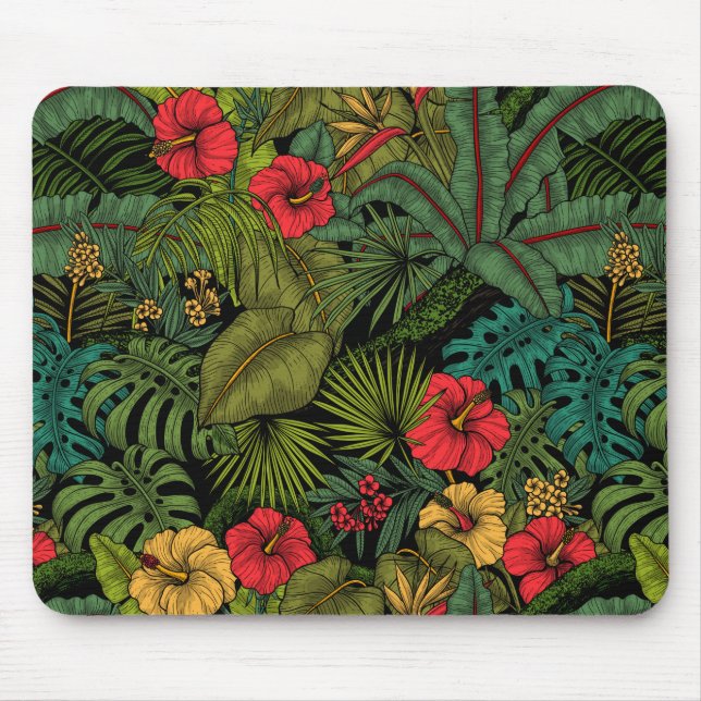 Tropical garden mouse pad (Front)