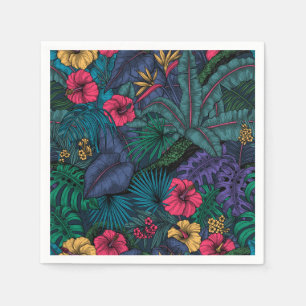 Tropical garden napkins