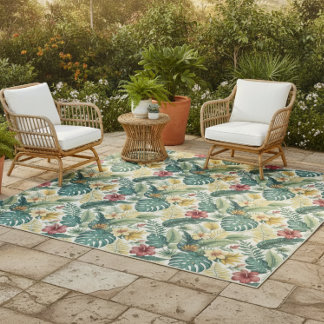 Tropical Garden  Outdoor Rug