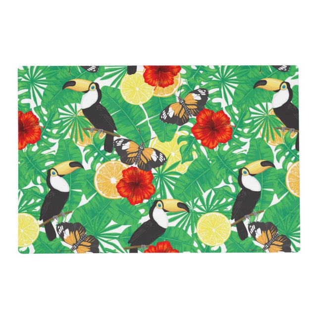 Tropical garden placemat (Front)