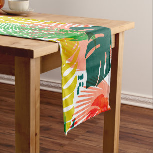 Tropical Garden Short Table Runner