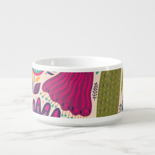 Tropical garden spring pattern collection bowl